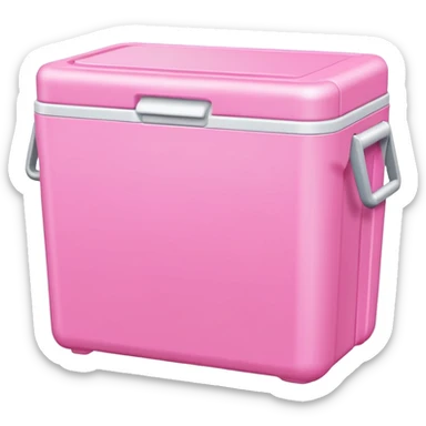 pink cooler sticker