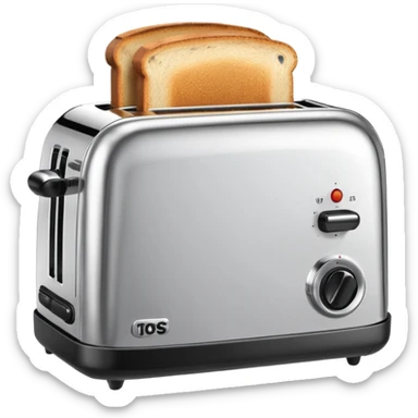 Toaster sticker