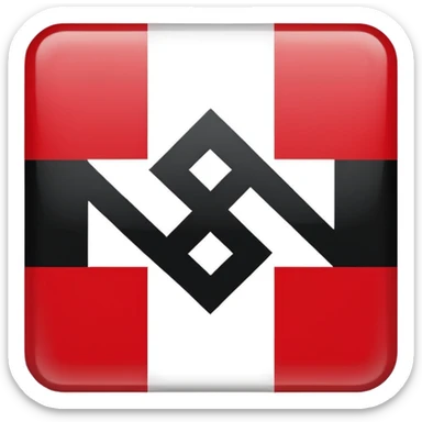 Nazi flag sticker