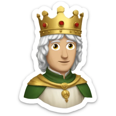 King baldwin iv the lepra king sticker