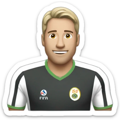 Neil talking about fifa sticker