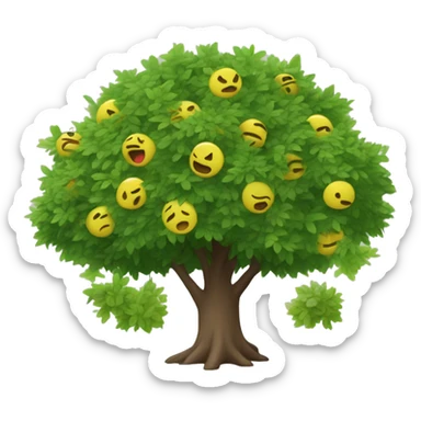 meute de buissons séchés qui virevoltent au sol sticker