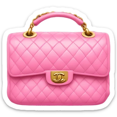 pink Chanel purse sticker