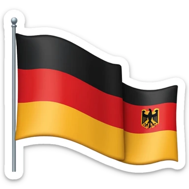 German Empire flag sticker