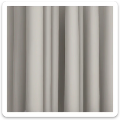 Simple curtains sticker