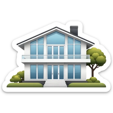 morden house sticker