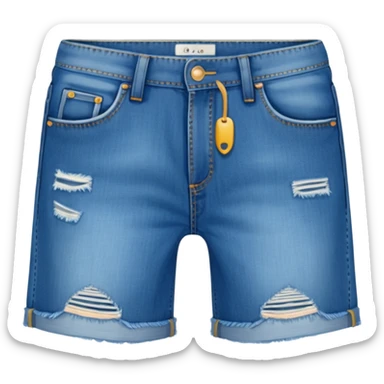 denim shorts sticker