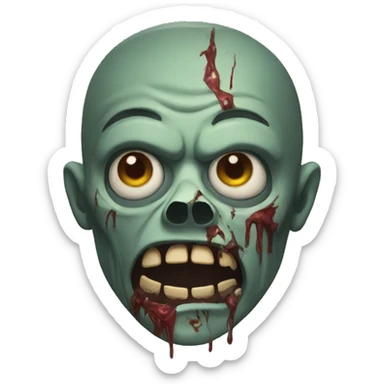 Zombie sticker