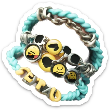 Frienship bracelets  sticker