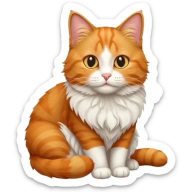 legless cat sticker