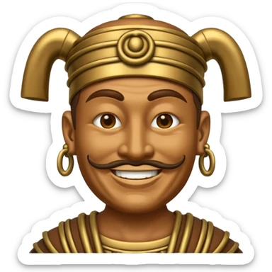sanxingdui bronze man emoji sticker