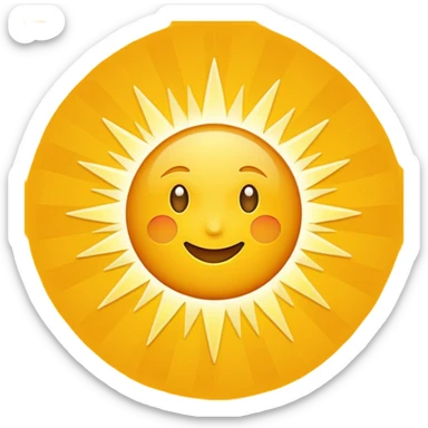 Light burst / illumination cue sticker