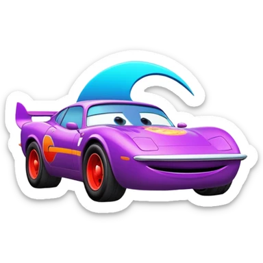 logo inspired by the Cars movie sticker