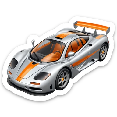 mclaren F1 car sticker