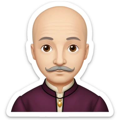 i want a portrait of Montaigne in sketch style, not in emoji style sticker
