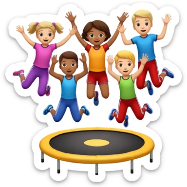 trampoline park sticker