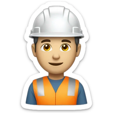 un ingeniero de contucion sticker