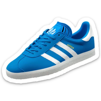 Adidas gazelle blue sticker