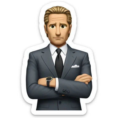 Gordon Gekko from Wall St sticker