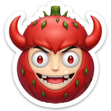 Luffy davil frut for One piece  sticker