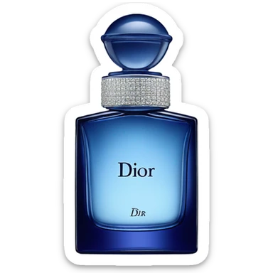 Blue Dior perfume  sticker