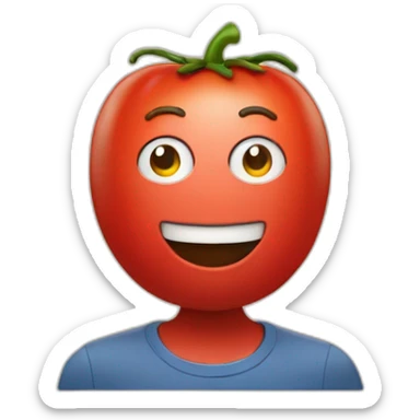 Bob avec un bol de tomate sticker