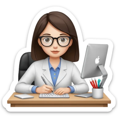 work from home giel sticker