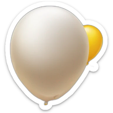 ballon ejecting air sticker