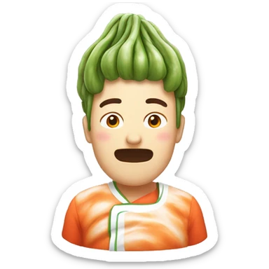 Korean kimchi sticker