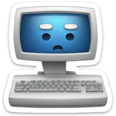 computer agresiv sticker