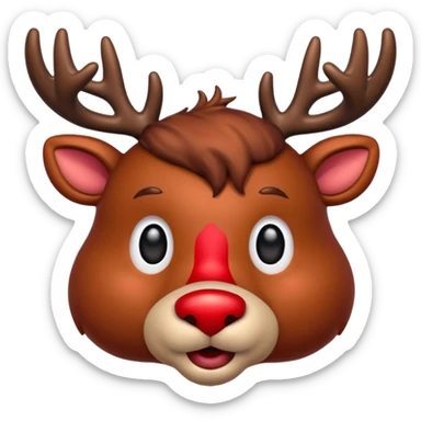 Rudolph The Red Nosed Reindeer sticker