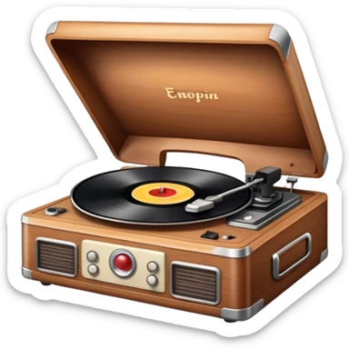 Record player  sticker