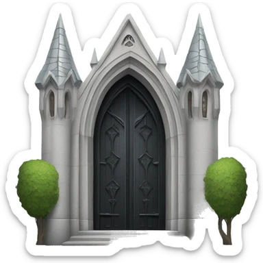 gothic entrance sticker