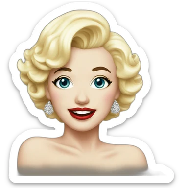 Marylin monroe sticker