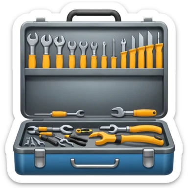 mechanic tool table sticker