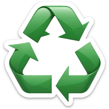 Recycling Symbol sticker
