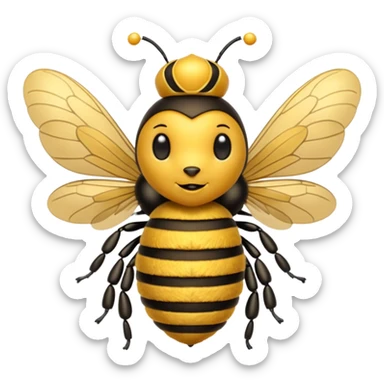 Queen bee sticker
