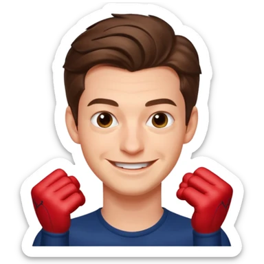 TOBY MAGUIRE AND ANDREW GARFIELD AND TOM HOLLAND sticker