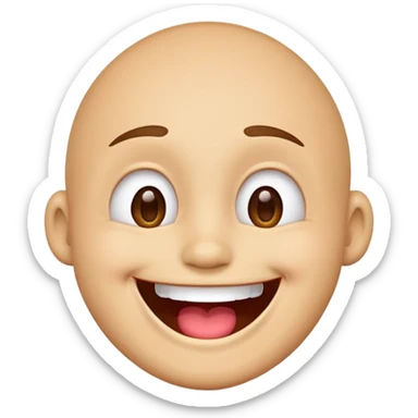 Laughing face with the number 100 sticker