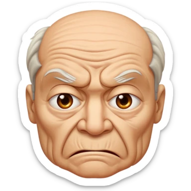 grimacing face sticker