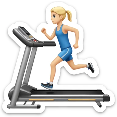 Treadmill sticker