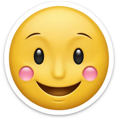 Emoji, smiley face with 1 eye closed sticker