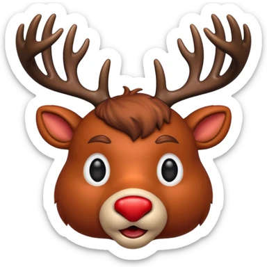 Rudolph sticker