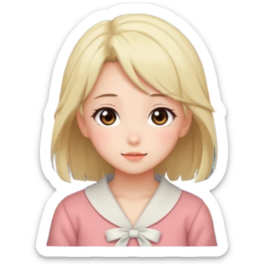 shoujo cute anime romance girl  sticker