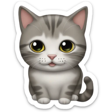 Un chat handicapé sticker