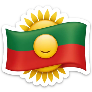 Kürdistan flag sticker