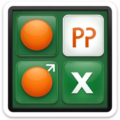 I want to be create a emojis of real symbol of word, ppt, pdf, excel. Create those emojis sticker