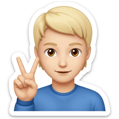 The sweet face flipping you off sticker