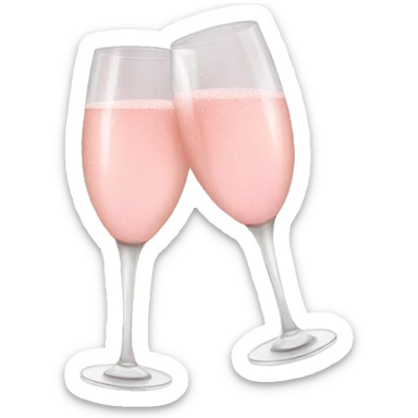 Pink champagne  sticker