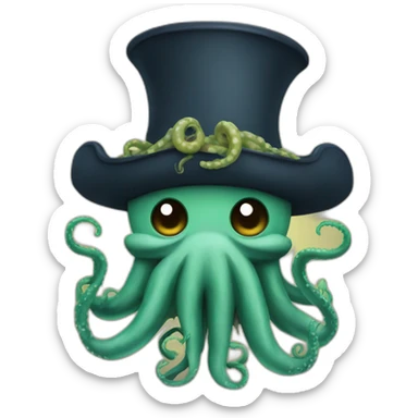 Davy Jones with tentacles sticker